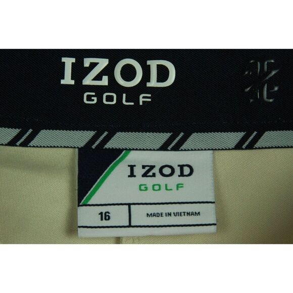 Izod Golf Skort Tennis Pickleball Gym Beige Ivory Womens 16 - Picture 4 of 5